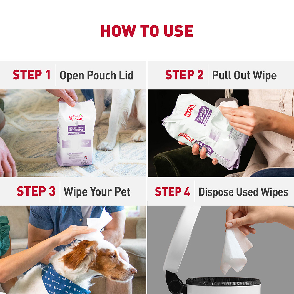 Nature's miracle deodorizing deals bath wipes